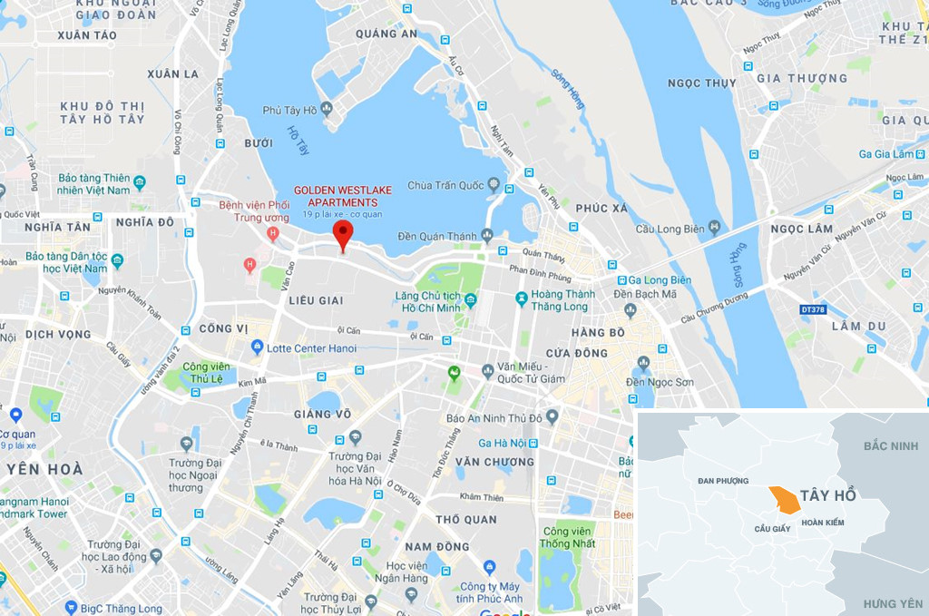 Hiện trường vụ cháy tại chung cư cao cấp Golden Westlake